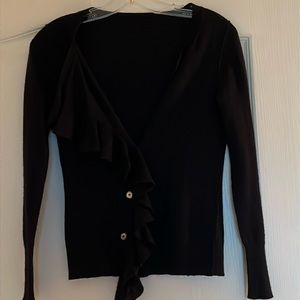 Banana Republic Petite Ruffle Cardigan